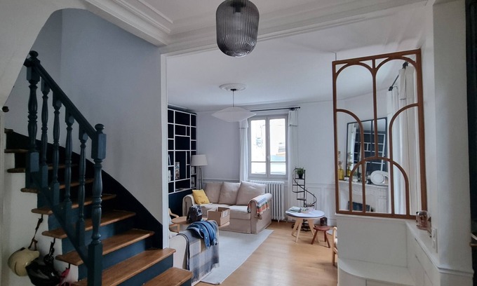 Nogent-sur-Marne House | Maison de Charme Parisienne Refaite à Neuf, Idéale Pour une ou Deux Familles