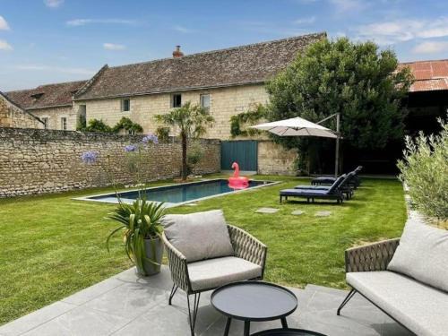 Tavant House | Maison de village sud Touraine avec piscine proche Chinon Azay
