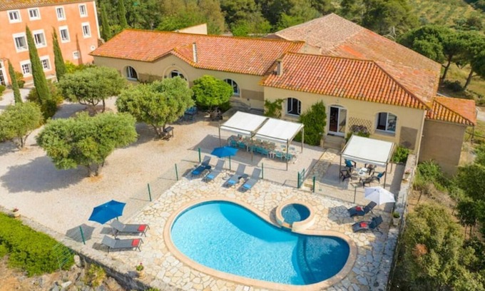 Portiragnes Villa | Maison Familiale 13 p Piscine Privée vue Mer