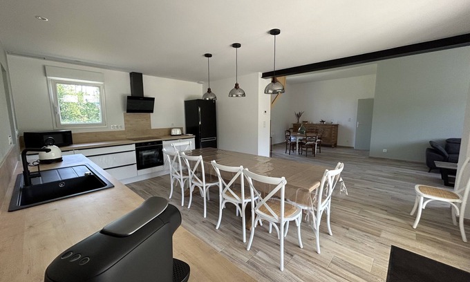 Le Porge Villa | Maison Paisible Entre Océan, Lac et Bassin