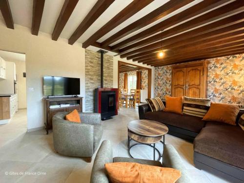 Moutiers au Perche House | Maison spacieuse au cœur du Perche, jardin clos, WIFI, animaux admis - FR-1-497-232