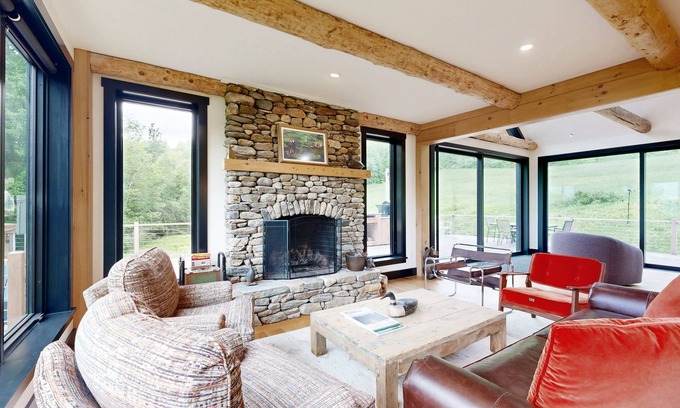 Chester House | Majestic mountain escape, 4BR, stunning views, hot tub, fireplace, BBQ, w&d