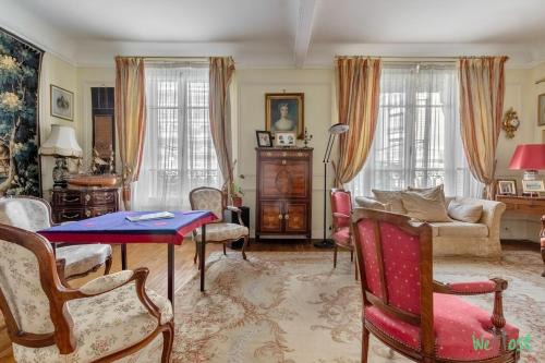 Quartier de la Plaine-de-Monceaux Apartment | Mallarme - CI - PREMIUM Elegant Parisian apartment 140m2