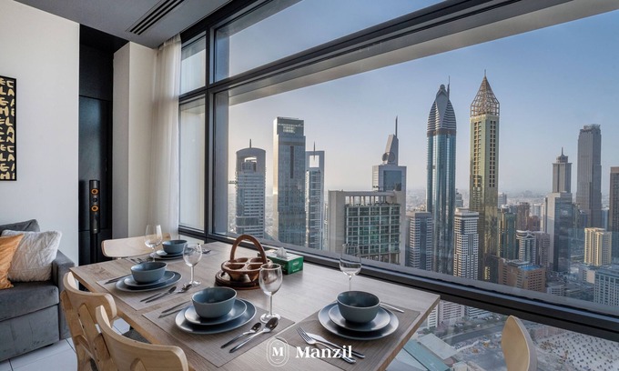 DIFC Apartment | Manzil-1BR Apartment with Skyline Views