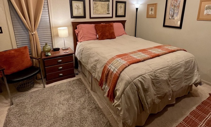 Southfield House | Marcia’s Woodsy Wonderland Suite in Detroit Suburb