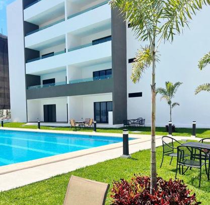 Villa Marina Apartment | Marina Cerritos Coral del Mar - 4 Albercas de Lujo - 1 Min Playas