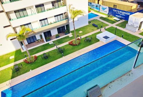 Villa Marina Apartment | Marina Cerritos de Lujo - Azul Cielo - 5 Albercas