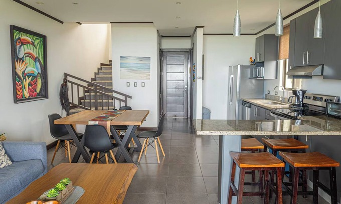 Dominicalito Condo | Marisol: Private 2 Bedroom/2.5 Bath Ocean View Condo in Dominical w/Pool Access