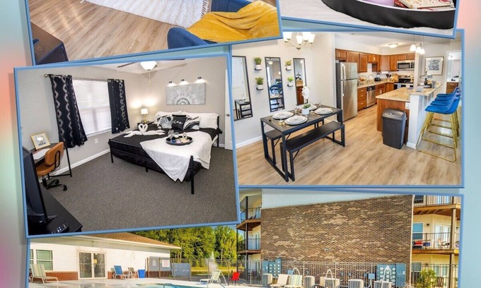 Newburgh Apartment | Mary - C · Central, Floor Level 2bd/2ba Apt w/Pool & WiFi