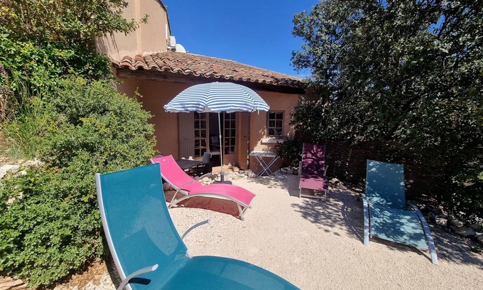 Paradou House | Mazet Hortensia air-conditioned, private terrace-shared pool - Vallée des Baux