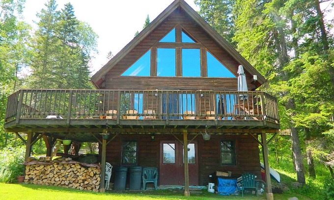 Rangeley House | McDonnell - Beautiful Log Home on Rangeley Lake!