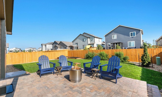 Longmont House | Mead Vacation Rental: Fenced Backyard & Fire Pit!