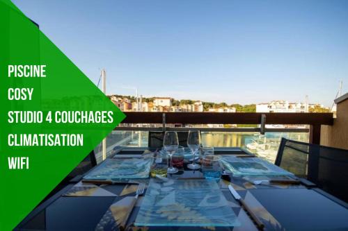Port Rive Gauche Apartment | Mer veilleuse Gruissan - Clim - Piscine