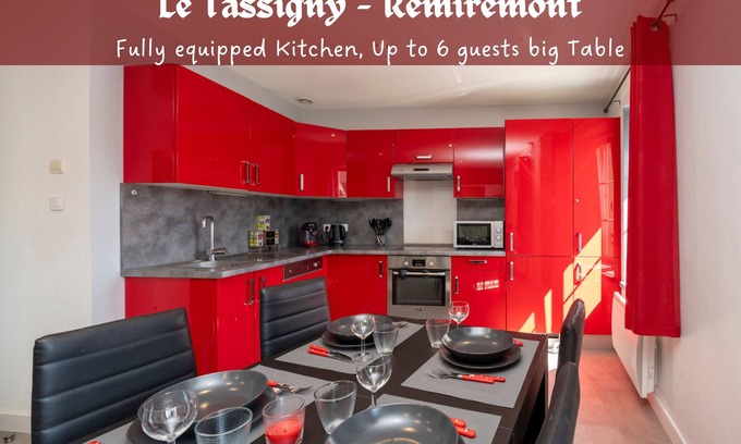 Remiremont Apartment | Meublé "Le Tassigny" 3 Hyper-centre / Balnéo
