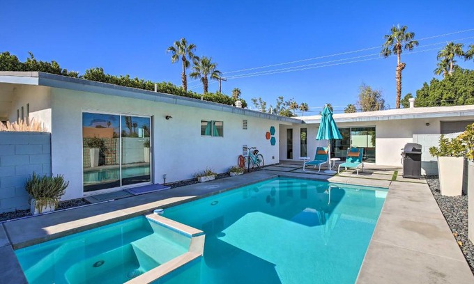 Palm Desert House | Mid-Century Modern Oasis, 1 Mile to El Paseo!