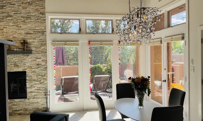 Nambe Pueblo Condo | Millionaires neighborhood,Outdoor Pool, 300 days of sunshine, Santa Fe magical!