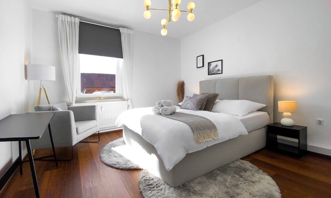 Buer Apartment | Milpau: modern apartment for 3 - Netflix - Kitchen