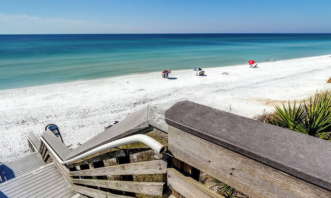 Seagrove Beach Condo | Minutes to the Beach @ Beachwood Villas 4C in Seagrove - 2 Pools, 1st Floor