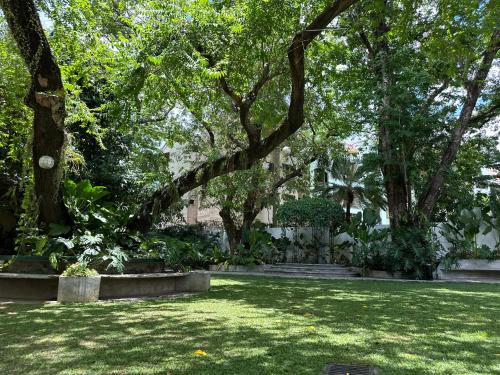 Bagong Lipunan Ng Crame Apartment | MiraNamin Nest BANABA Suite in Unique Historic Home - Garden View, Shared Kitchen, Rooftop, Pet Friendly with a Fee