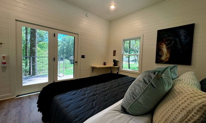 Balsam Grove Cabin | Mirror Cabin - Reflections