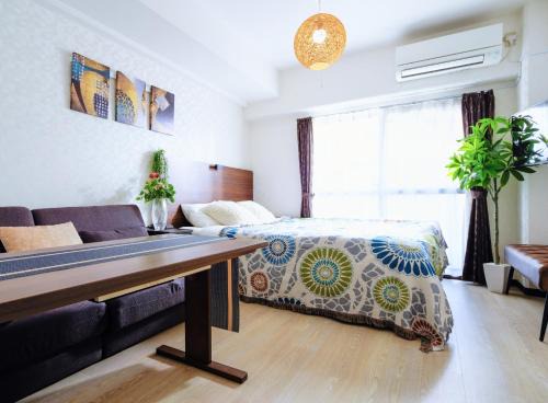 Itabashi Apartment | MIYAVI#302 3min walk Narimasu Station, 4 people, wide queen bed & sofa, Tokyo's largest Don Quijote