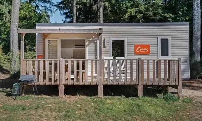 Wijckel House | Mobil-home | Comfort XL | 2 Bedrooms | 5 sleeps | Raised terrace