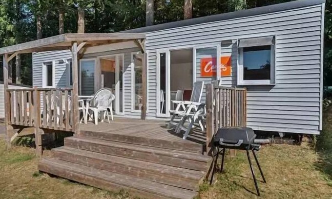 Crach House | Mobil-home | Premium | 3 Bedrooms | 6/8 persons | Raised terrace