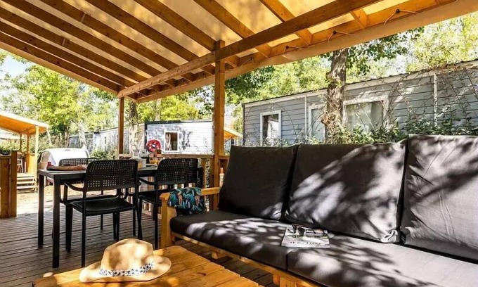 Domme House | Mobil-home Terrasse Lounge