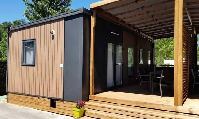 Sadirac House | Mobil-Home Tribu 6 Rooms 10 People Air-conditioned + TV 3sdb