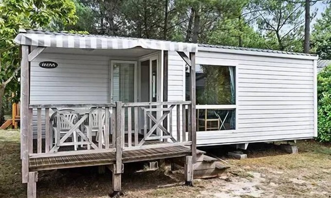 Zelsheim House | Mobile home Einfache Terrasse