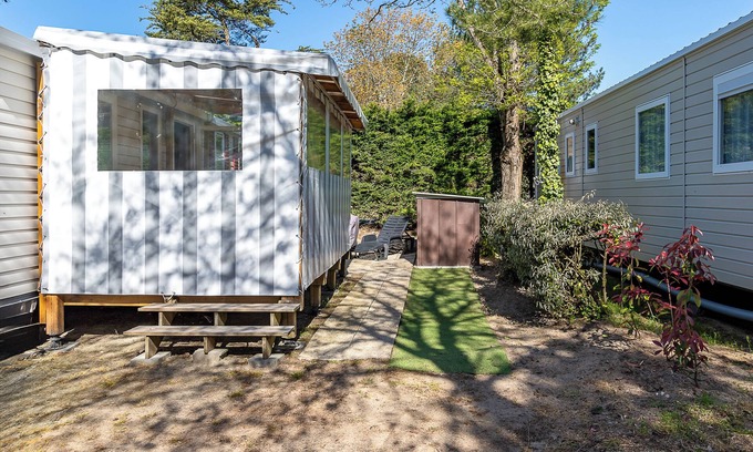 Saint-Jean-de-Monts RV Rental | Mobile Home 'Mobil Home Camping Siblu' with Shared Pool and Private Terrace