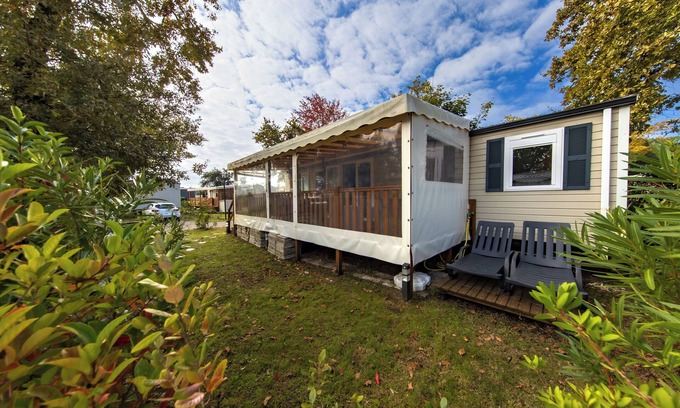 Lege-Cap-Ferret RV Rental | Mobile Home 'Mobil Home Amira 42m2' with Sea View, Wi-Fi and Air Conditioning