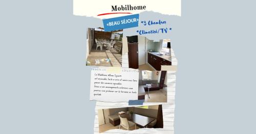 Sigean Other | Mobilhome Beau Séjour - 3 Chambres Climatisé-TV