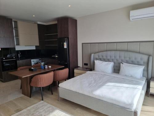 Nardaran Apartment | Modern 1-Bedroom Apartment at Sea Breeze Park Residences 2, Just Steps from the Beach, with Pool, Gym, Restaurants and Free Parking
