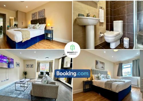 Watford Apartment | Modern 2 Bed 2 Bath Apartment Free Parking