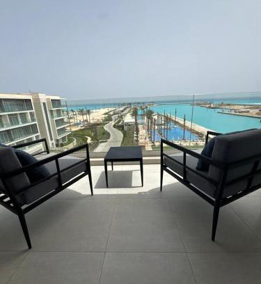 Sidi Abd El-Rahman Apartment | Modern 2 BR Apart-Hotel in Address Beach Marassi