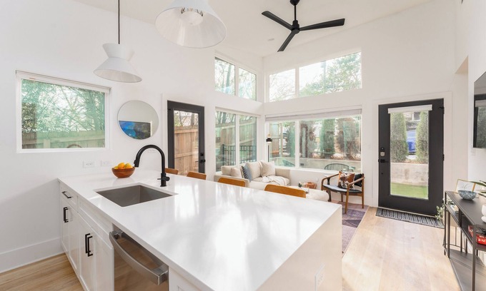 Edgewood House | Modern 2BR by Avie Luxury Properties | Near Mercedes Stadium, Emory, Steps to Marta!
