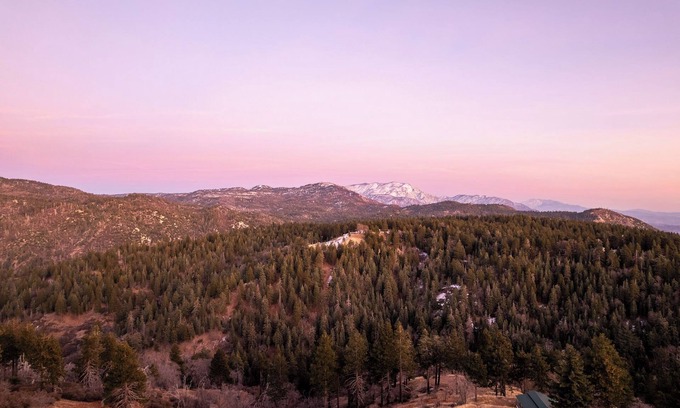 Running Springs Ski Chalet | Modern A-Frame with Mountain Views, Hot Tub, Game Room, & EV in Running Springs