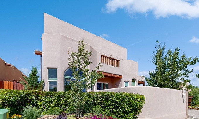 Southside House | Modern Adobe Home w/Mountain-View Balcony, Short Drive Downtown