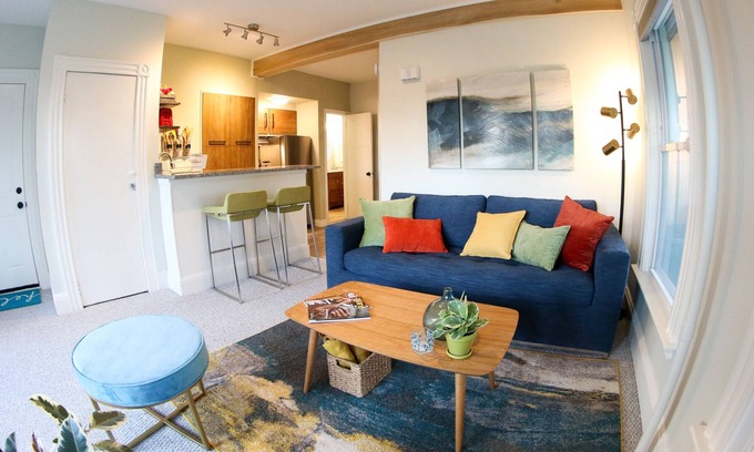 Willard Apartment | Modern Apartment Two Blocks from Willard Beach in South Portland
