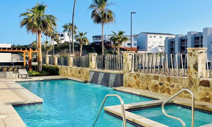 La Fonda Condo | Modern Coastal Room with Pool and Jacuzzi Playas de Rosarito