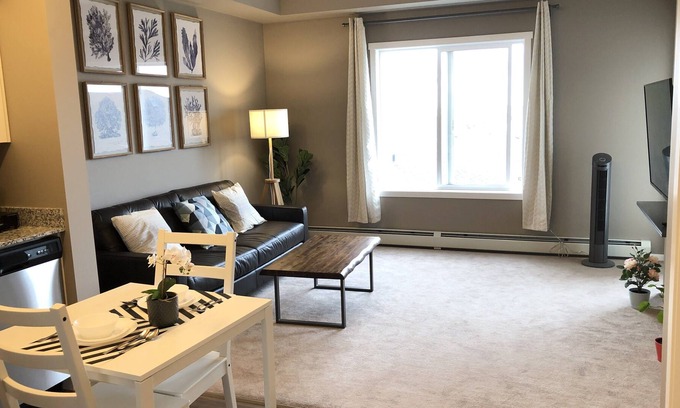 Calgary Condo | Modern Condo Suite with underground parking nearly Airport