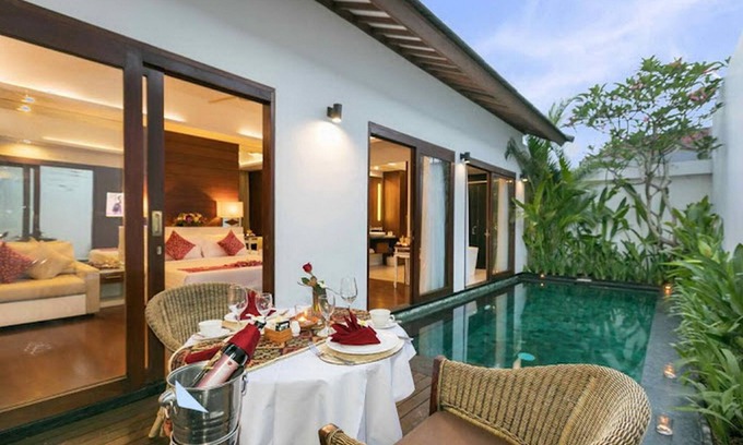 Sunset Road Villa | Modern Contemporary 1BR Villa, Kuta! 4Min Drive To The Beach! W/Private Pool!