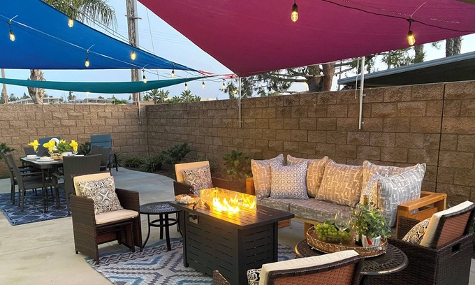 Midway House | Modern cozy comforts 4BR 2.5BA home, 2-car garage, outdoor space, monthly rental