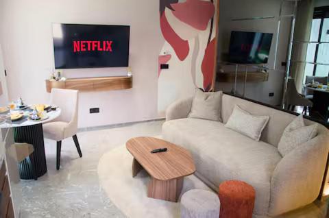 RACINE EXTENSION Apartment | Modern F2 Duplex with Terrace & Rooftop Pool - Racine, Casablanca