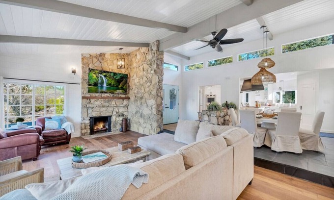 Thousand Oaks House | Modern Family Farmhouse (pool, spa, treehouse +)