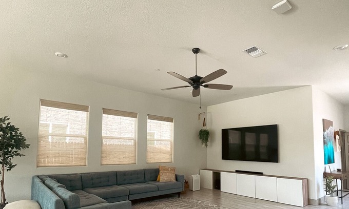 Merced House | Modern Home with office, small gym, Traeger grill and much more!