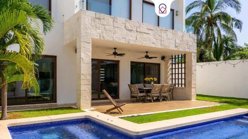 Boulevard Barra Vieja House | Modern House 3 Bedrooms & Pool Acapulco
