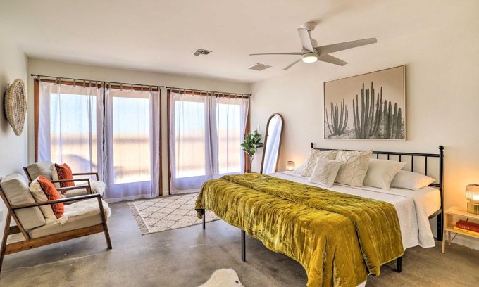 Joshua Tree House | Modern Joshua Tree Home with Sun Deck and Grill!