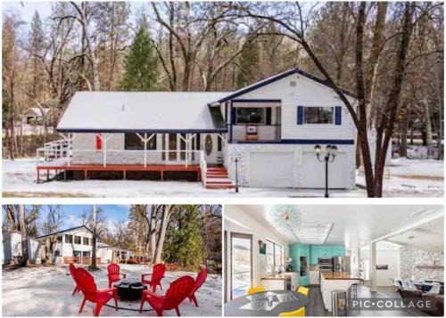 Oakhurst House | Modern LakeHouse Sleeps 20 Hot Tub/Games/Fire Pit